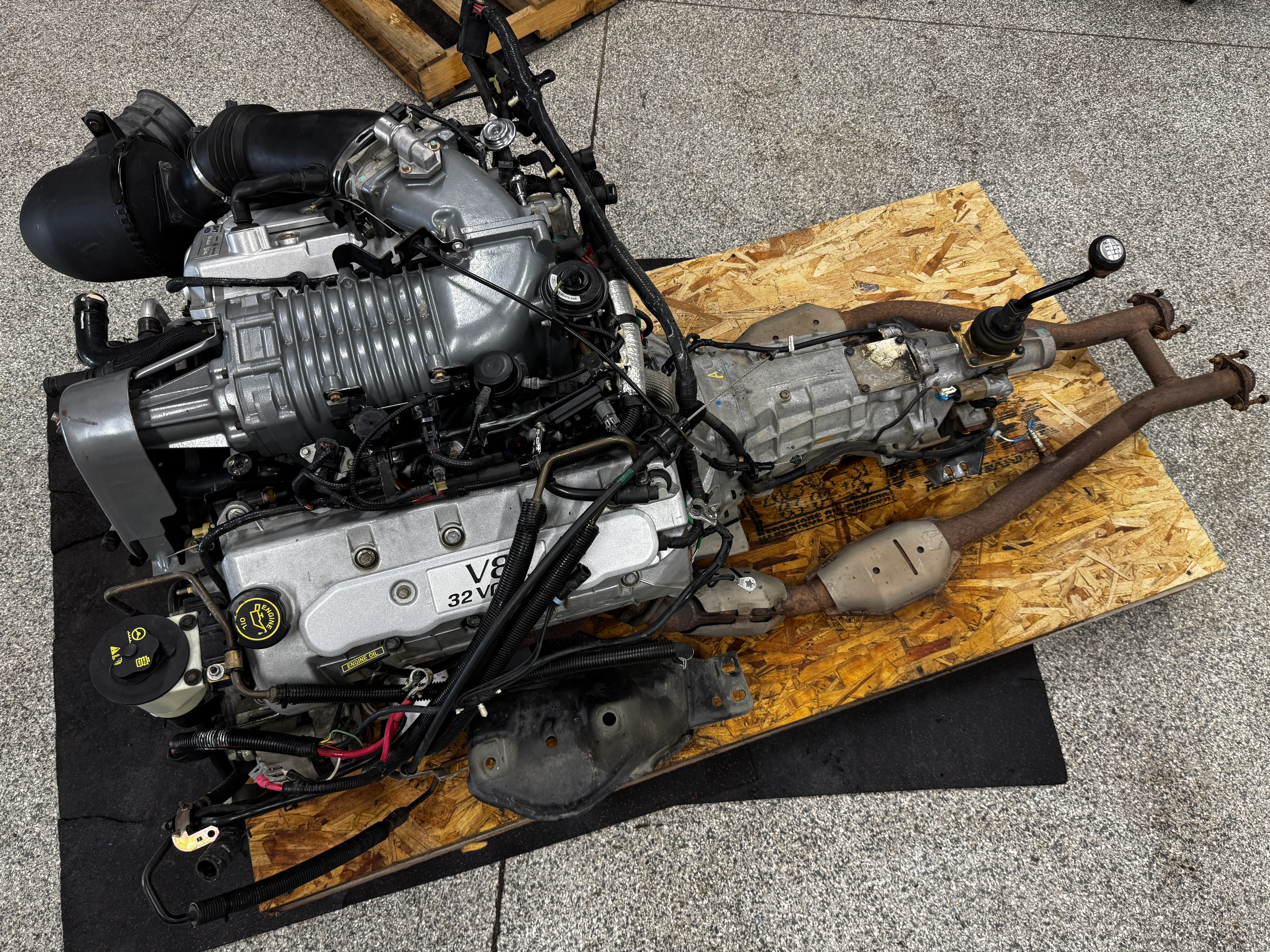 Ford 4.6L Terminator Cobra Supercharged Engine and T56 Drivetrain